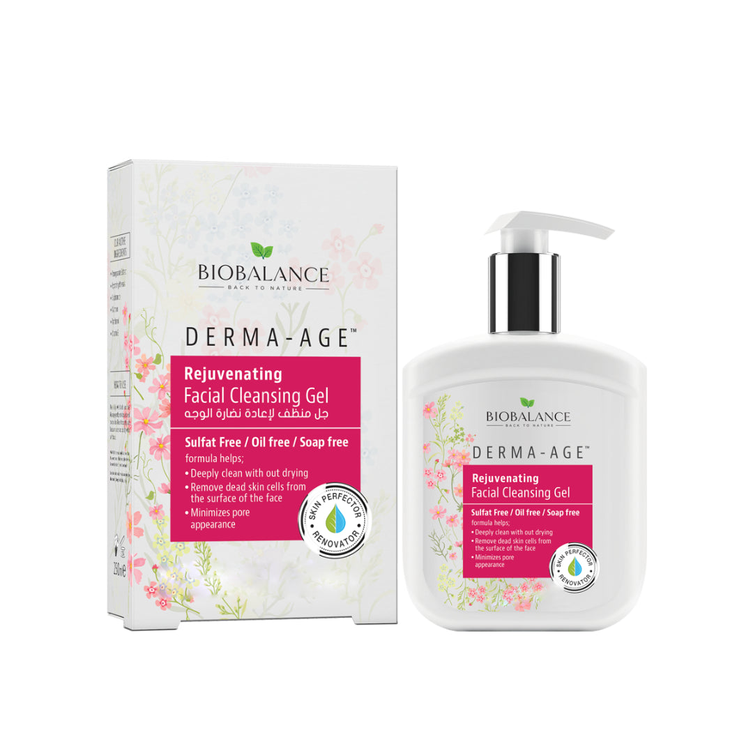 Bio Balance Derma-age Rejuvenating Facial Cleansing Gel 250ml جل منظف للبشرة المرهقة