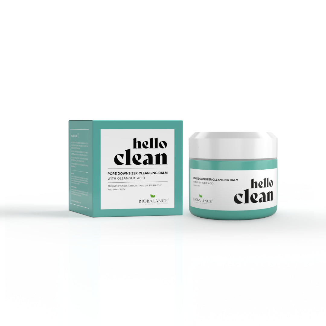 Bio Balance Hello Clean Pore Downsizer Cleansing Balm With Oleanolic Acid 100ml بلسم منظف للبشرة الدهنية