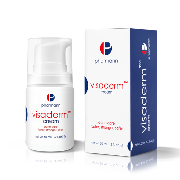 Pharmann Visaderm Cream 50 ml كريم العناية اليومية للبشرة الدهنية المعرضة لحب الشباب
