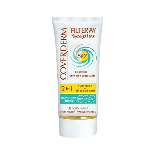Coverderm Filteray Face Plus SPF50 50ml واقي شمس للبشرة الحساسة