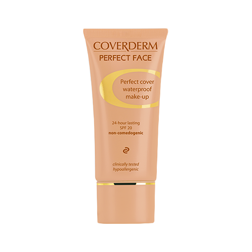 Coverderm Perfect Face Waterproof Makeup SPF20 30ml كريم اساس مقاوم للماء