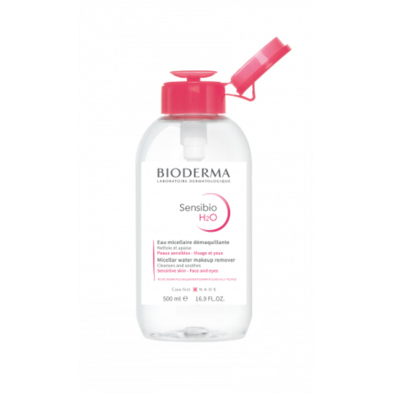 Bioderma Sensibio H2o Micellar 500ml (Pump) ماء الميسيلار للبشرة الحساسة