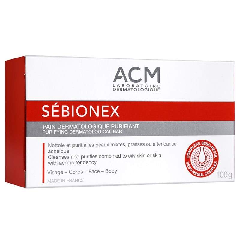 ACM Sebionex Purifying Dermatological Bar 100g صابون منقي للبشرة
