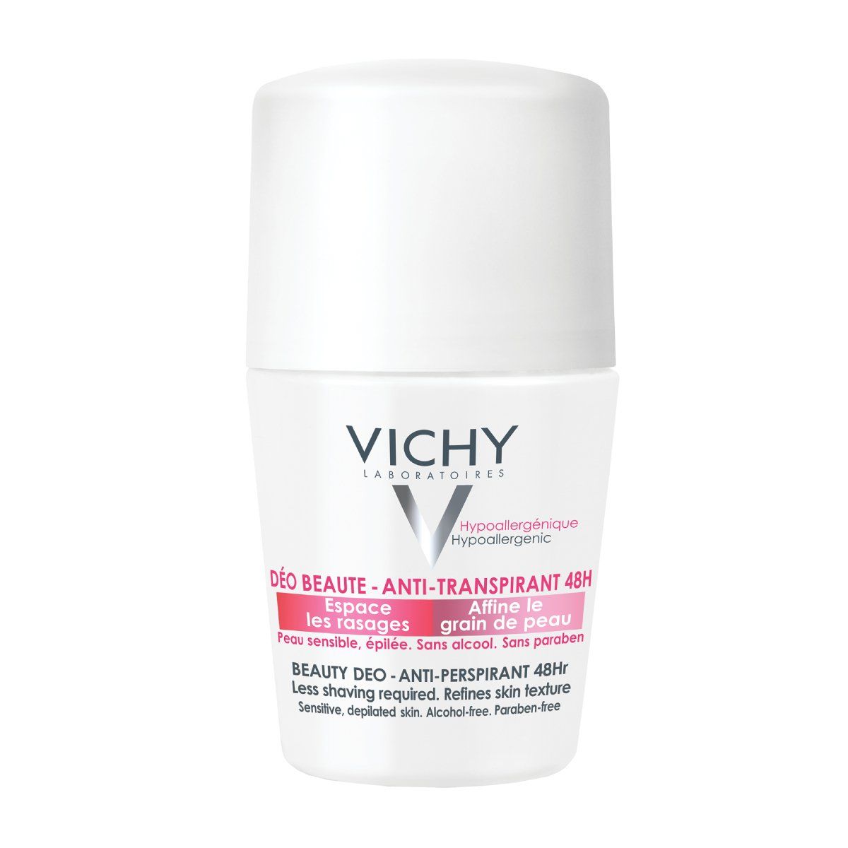 Vichy Beauty 48h Deo Roll On 50ml مانع للتعرق ومٌفتح لمنطقة الابط