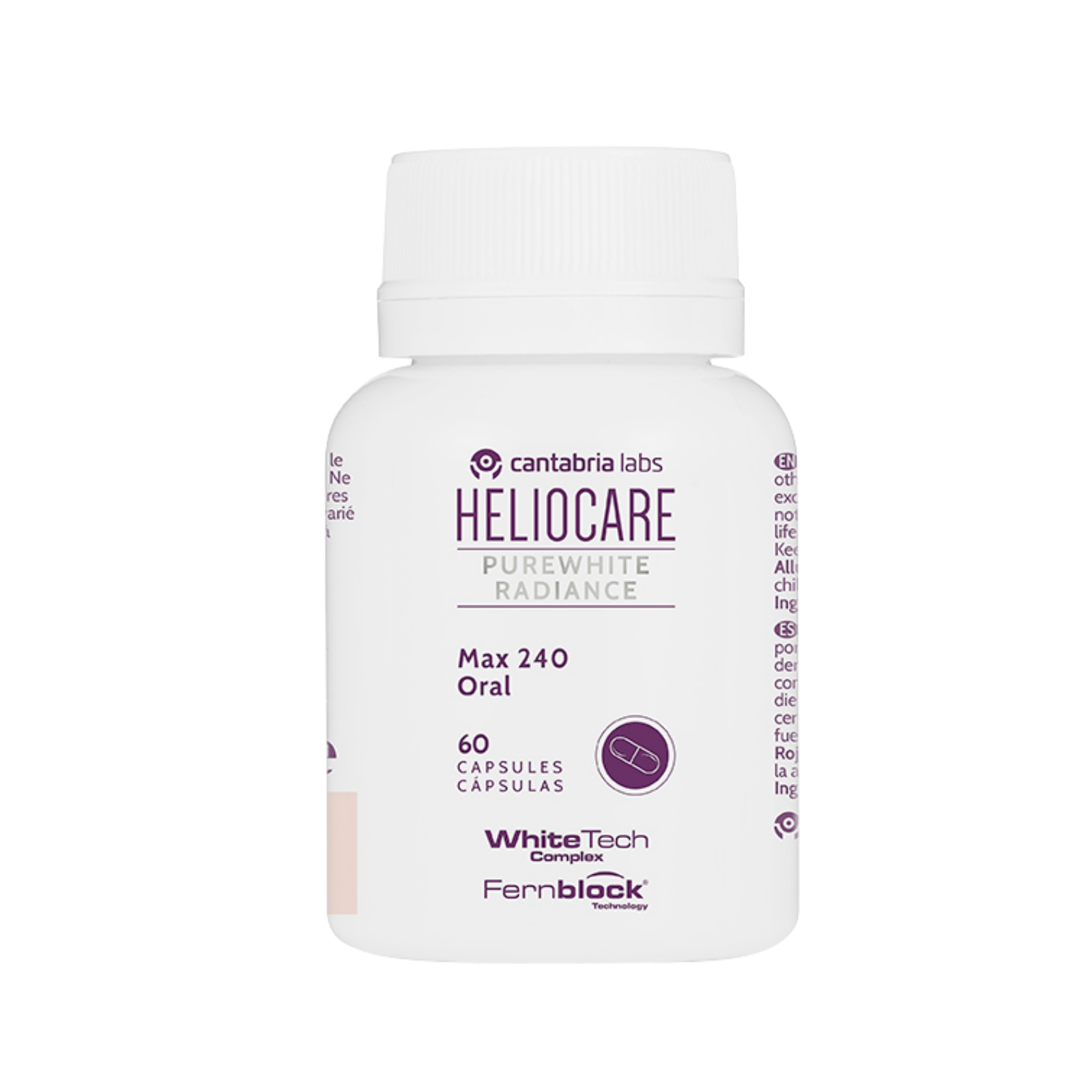 Heliocare Pure White Radiance Max 240mg 60 Cap كبسولات لتفتيح البشرة