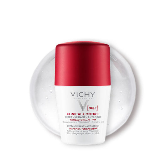 Vichy Clinical Control 96h Deo Roll On 50ml مزيل و مانع لفرط التعرق الزائد