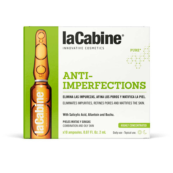 LaCabine Anti Imperfections Amp 10*2ml امبولات مضادة لعيوب البشرة الدهنية