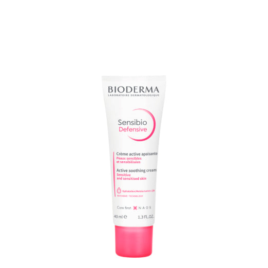 Bioderma Sensibio Defensive Soothing Light Cream 40ml كريم مرطب و مهدئ للبشرة الحساسة الدهنية