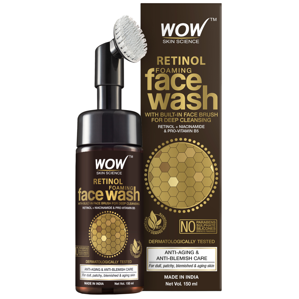 Wow Retinol Foaming Face Wash 150ml غسول الوجه بالريتينول