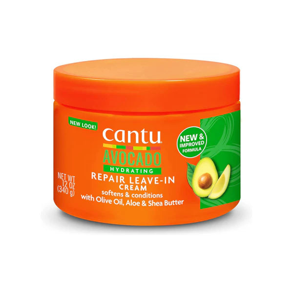 Cantu Avocado Hydrating Repair Leave In Cream 340g كريم الأفوكادو المرطب للإصلاح