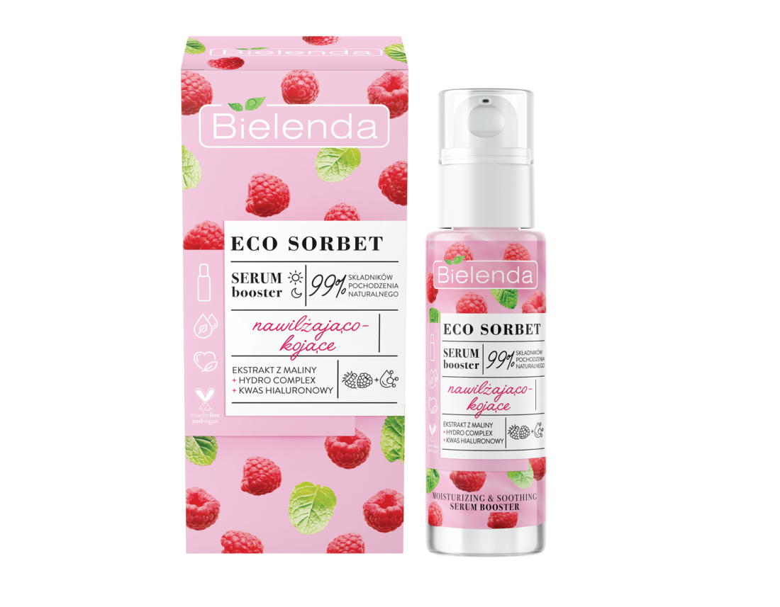 Bielenda Eco Sorbet Serum 30ml سيروم معزز للوجه بخلاصة التوت