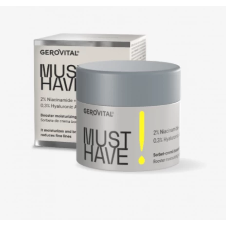 Gerovital Must Have Booster Moisturising Sorbet Cream 50ml كريم مرطب ومضاد للتجاعيد