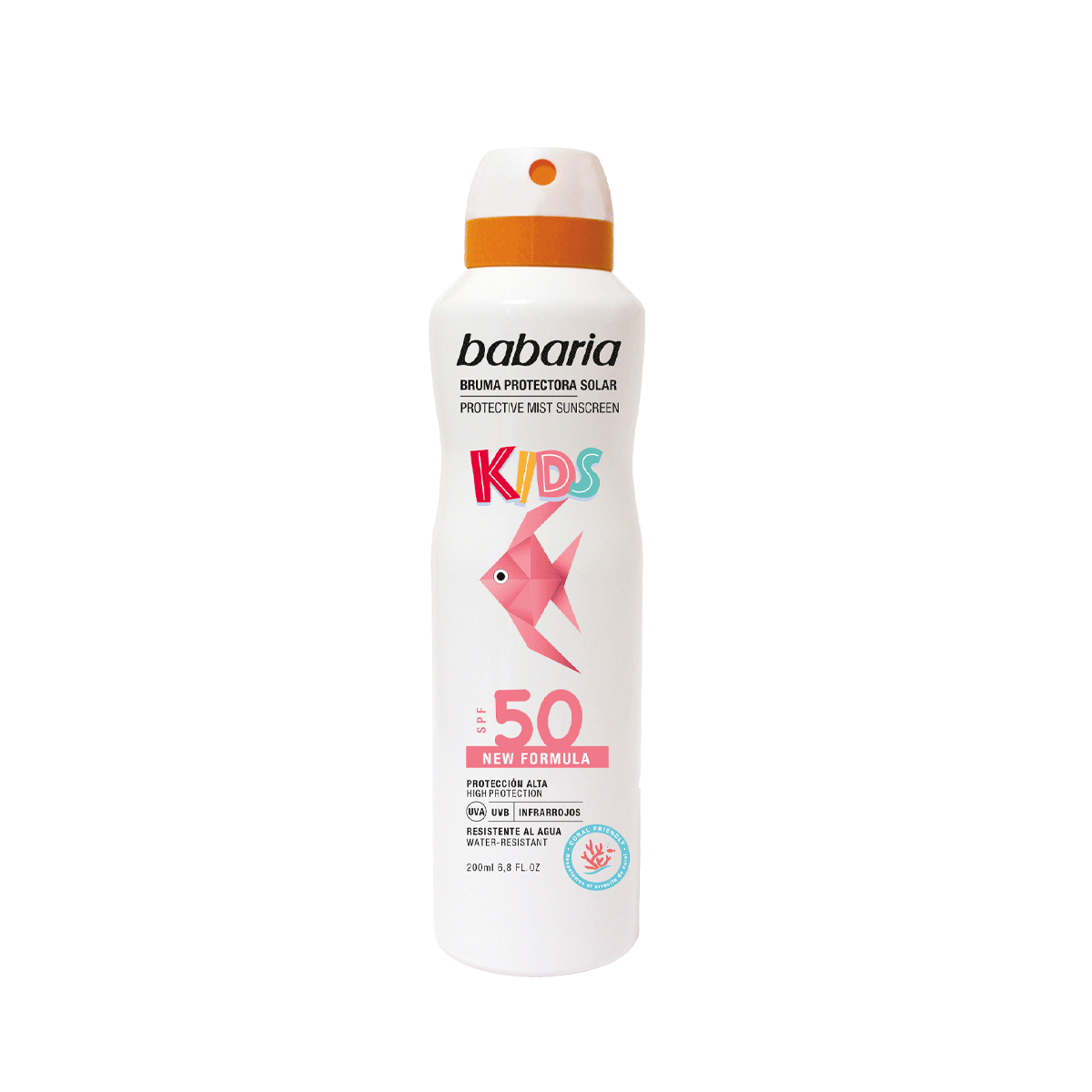 Babaria Kids Spf50 Mist 200ml رذاذ واقي شمس للأطفال