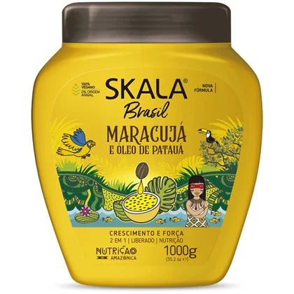 Skala Maracuja E Oleo Hair Conditioner Cream 1000g كريم للشعر للتغذية والترطيب