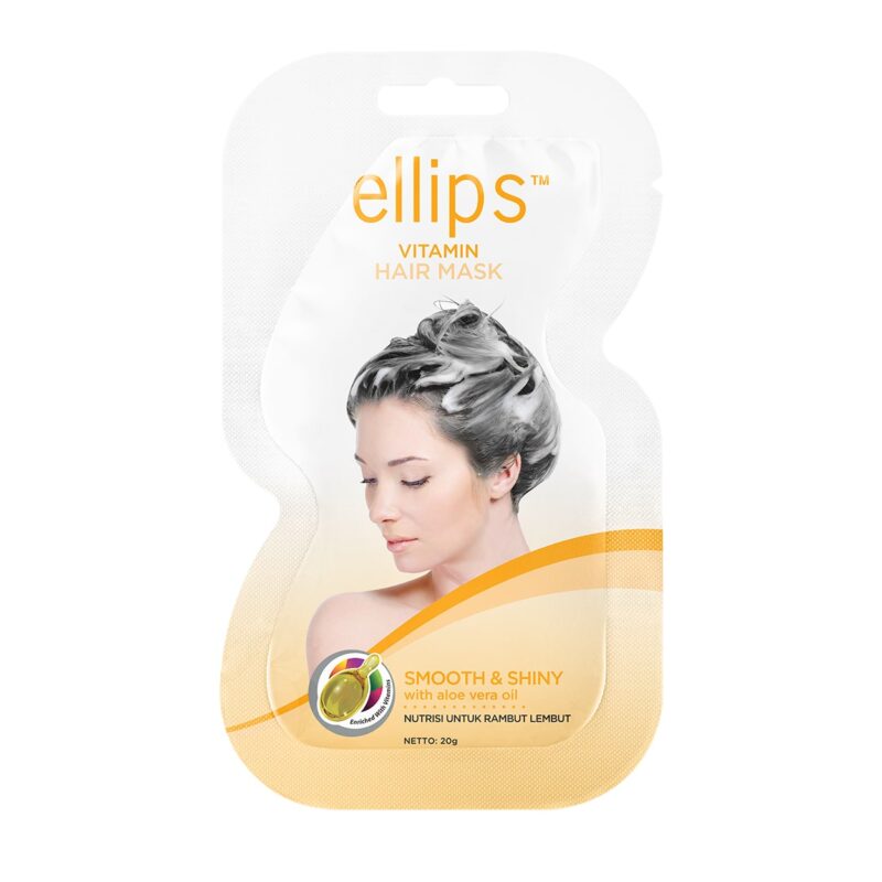 Ellips Vitamin Smooth &amp; Shiny Mask Sachet ماسك الشعر