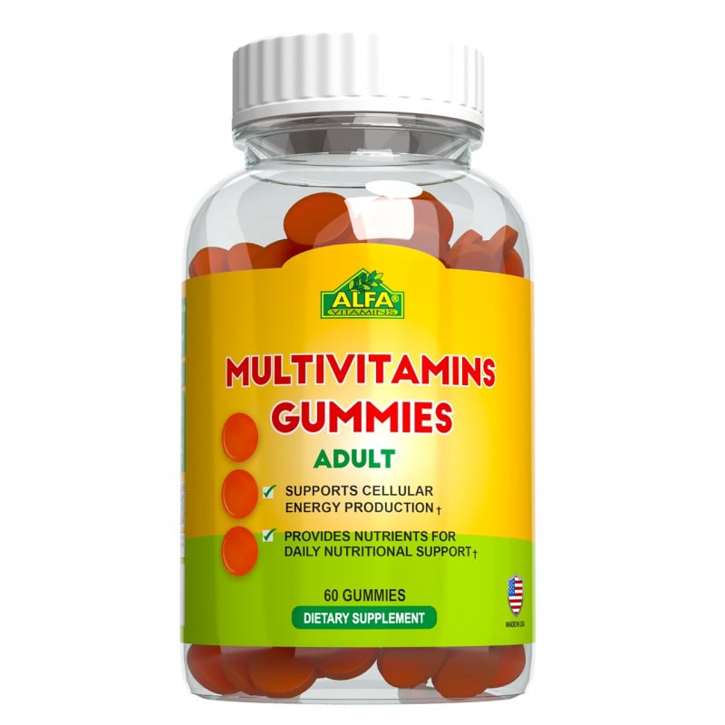 Alfa Multi Vitamins Adult 100 Gummies حبوب فيتامينات متعددة