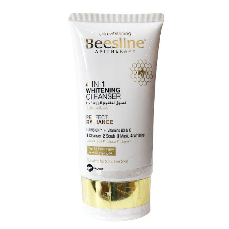 Beesline 4 In 1 Whitening Cleanser 150ml غسول ومقشر مفتح للبشرة