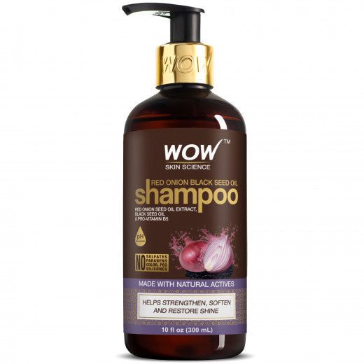 Wow Onion Black Seed Oil Shampoo 300ml شامبو زيت الحبة السوداء بالبصل