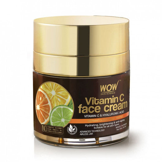 Wow Vitamin C Face Cream 50ml كريم الوجه فيتامين سي