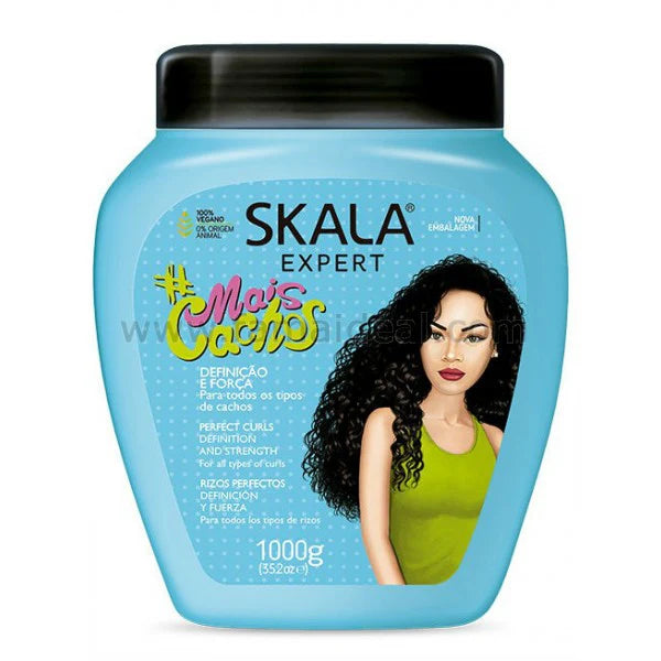 Skala Mais Cachos 2 in 1 Hair Cream 1000g -Blue ماسك وبلسم لكل أنواع الشعر