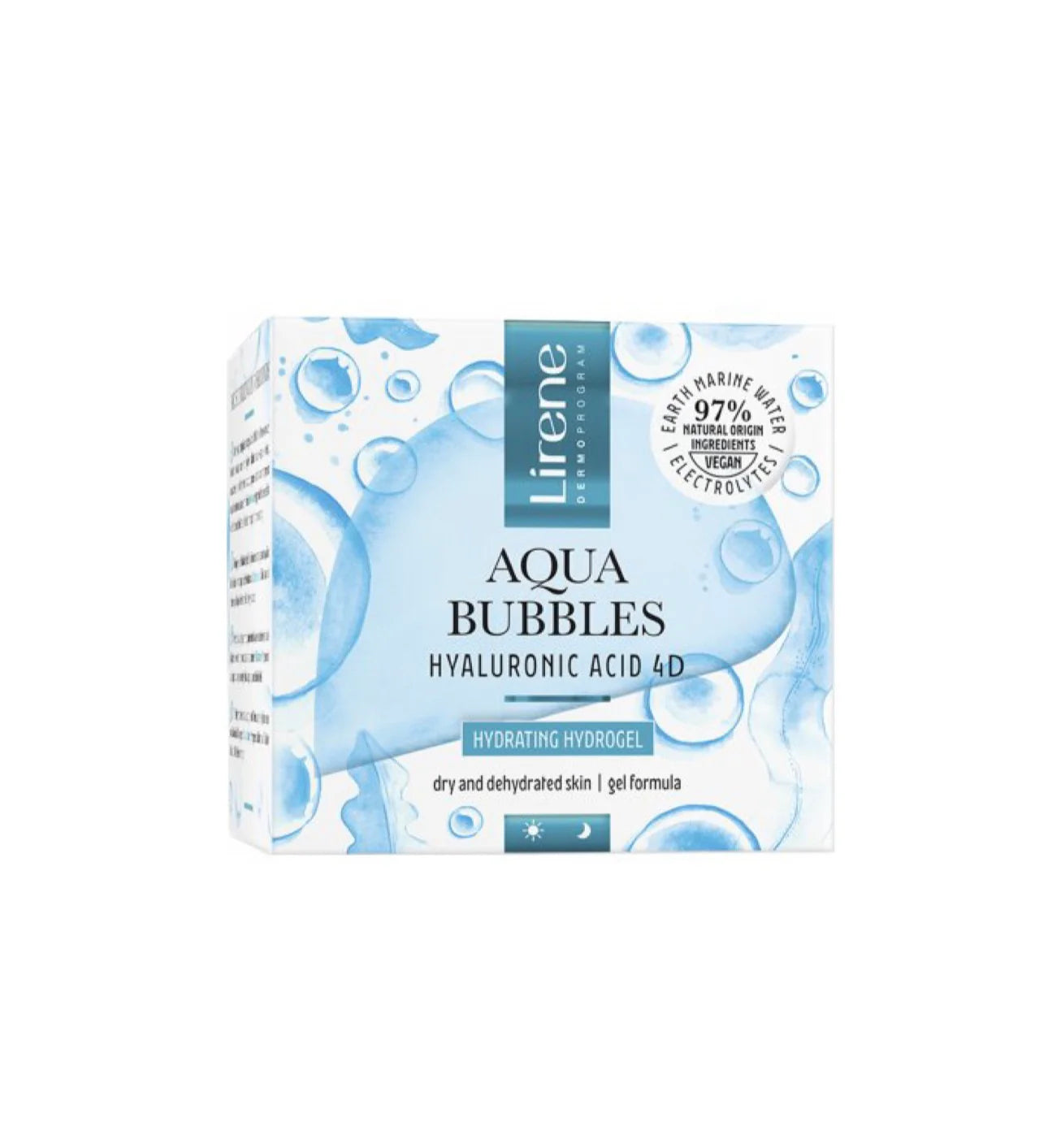 Lirene Aqua Bubbles Hydro Gel 50ml مرطب جل بالهيالورونيك اسيد