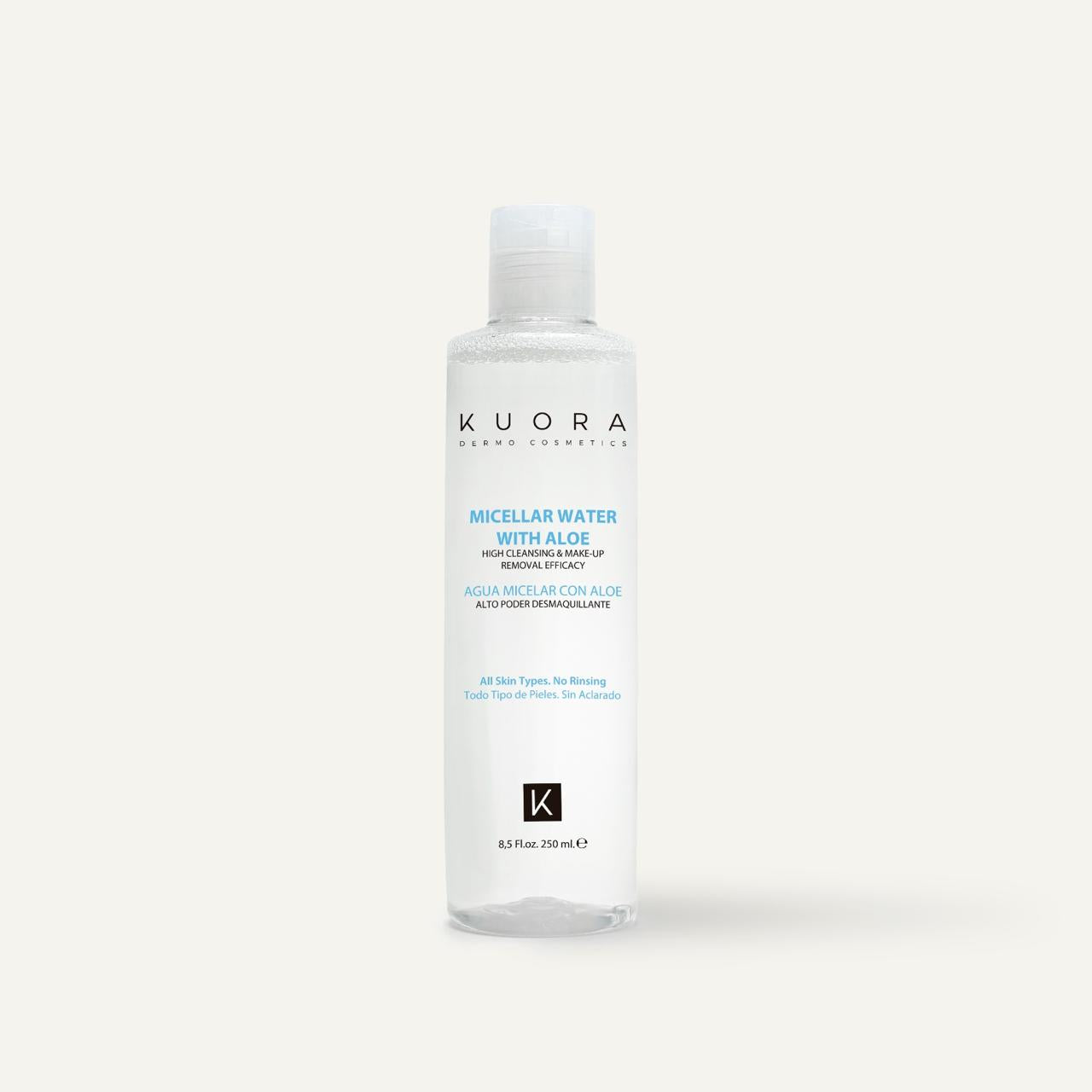 Kuora Aloe Micellar Water 250ml ميسيلار مزيل المكياج