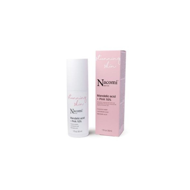 Nacomi Stunning Skin Mandelic Acid + PHA 10% Serum 30ml سيروم لتقشير البشرة