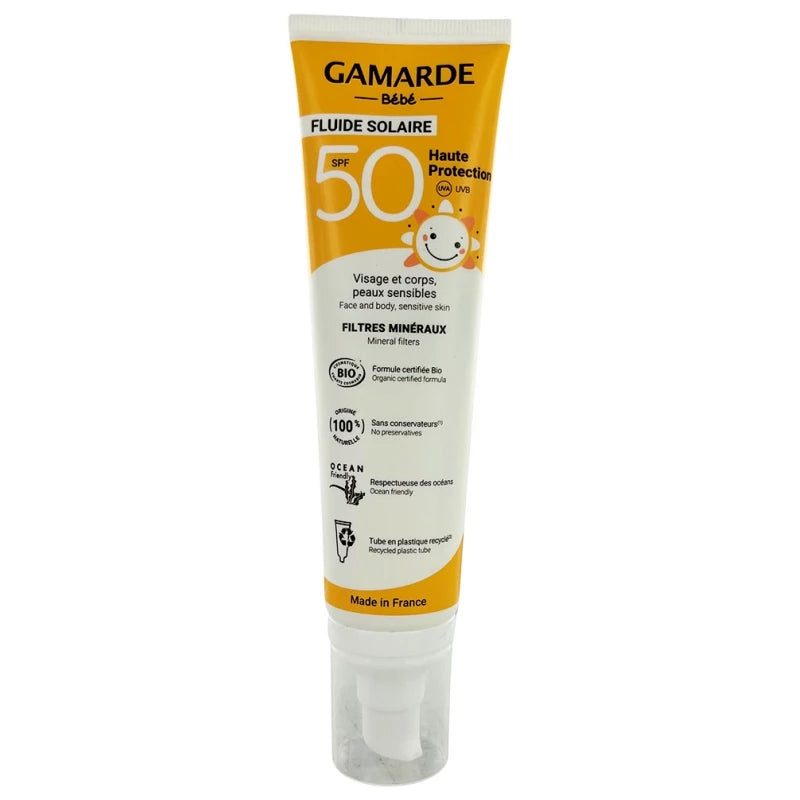 Gamarde Baby Spf50 Fluid 100ml واقي شمس للأطفال