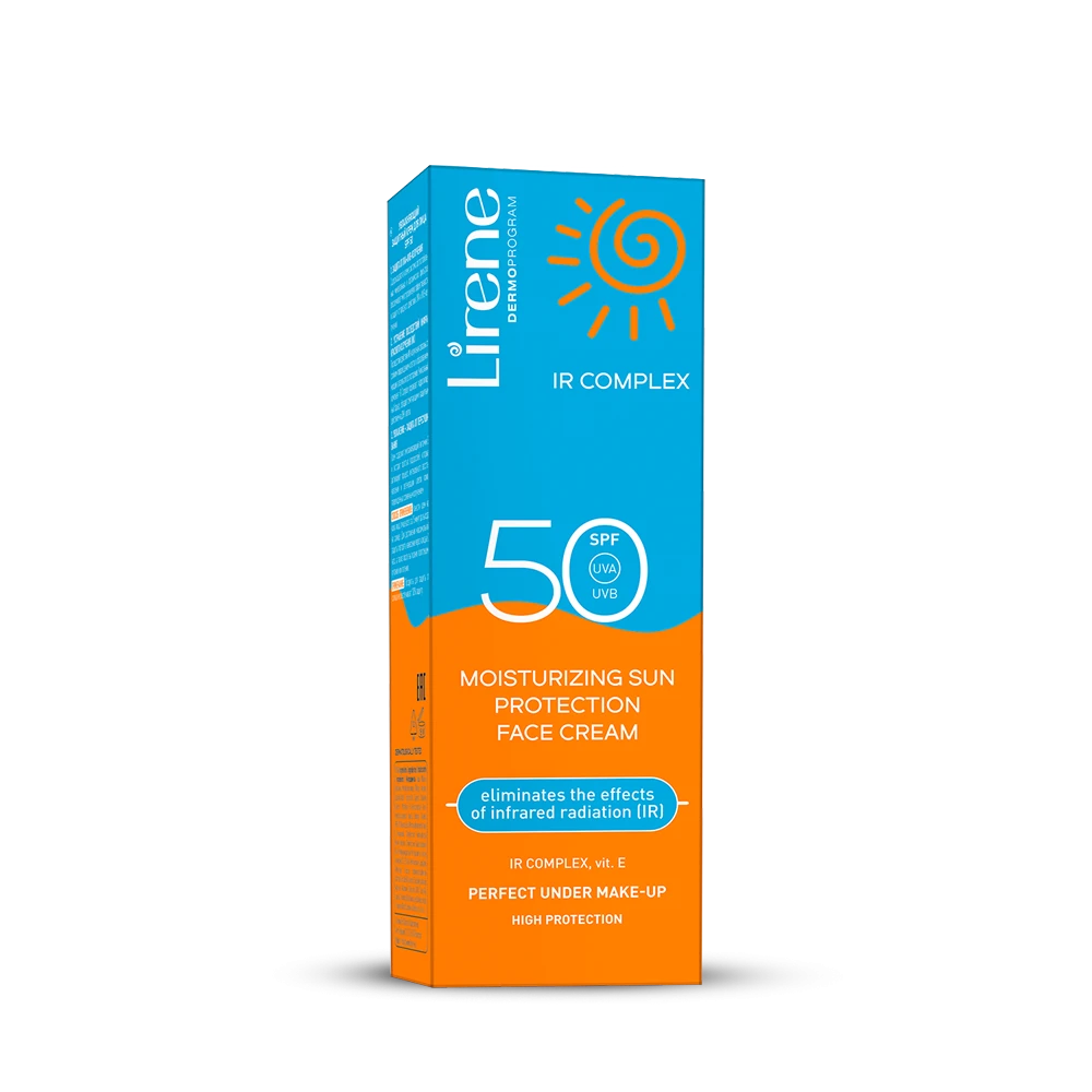 Lirene Moisturizing Spf50 Cream 40ml واقي شمس