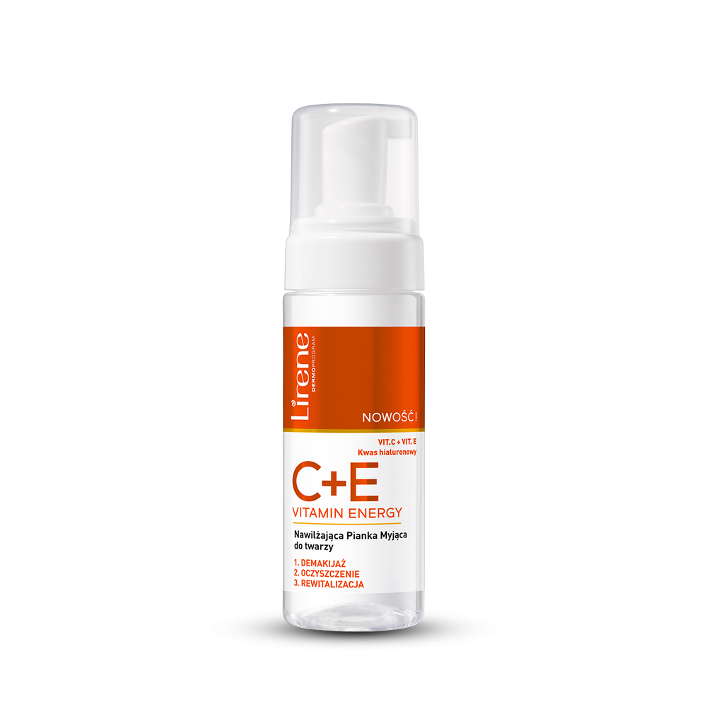 Lirene C + E Vitamin Energy Cleansing Foam 150ml رغوة لتنظيف البشرة