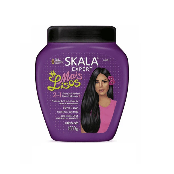 Skala Mais Lisos 2 in 1 Hair Cream 1000g -Purple كريم للشعر مناسب للشعر الطبيعي