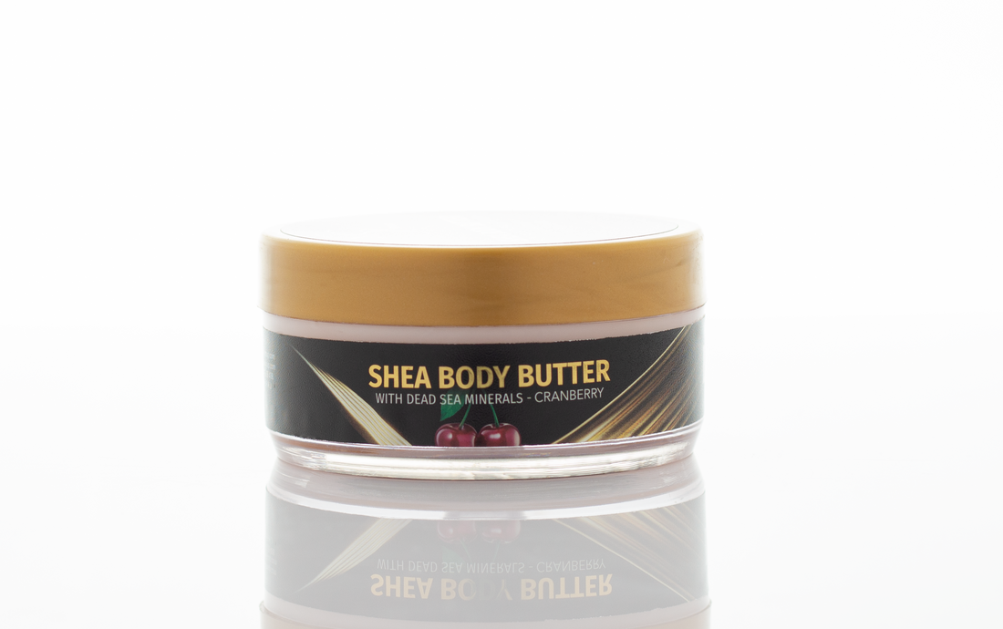 Dr. Safi Shea Body Butter (Cranberry) 150ml  زبدة الجسم مع معادن البحر الميت