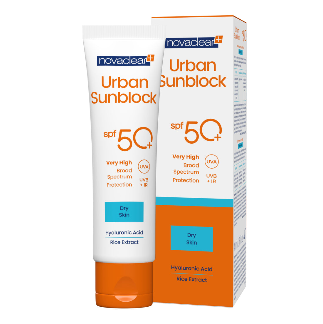 Novaclear Urban Spf50+ (Dry Skin) Cream 50ml واقي شمس للبشرة الجافة