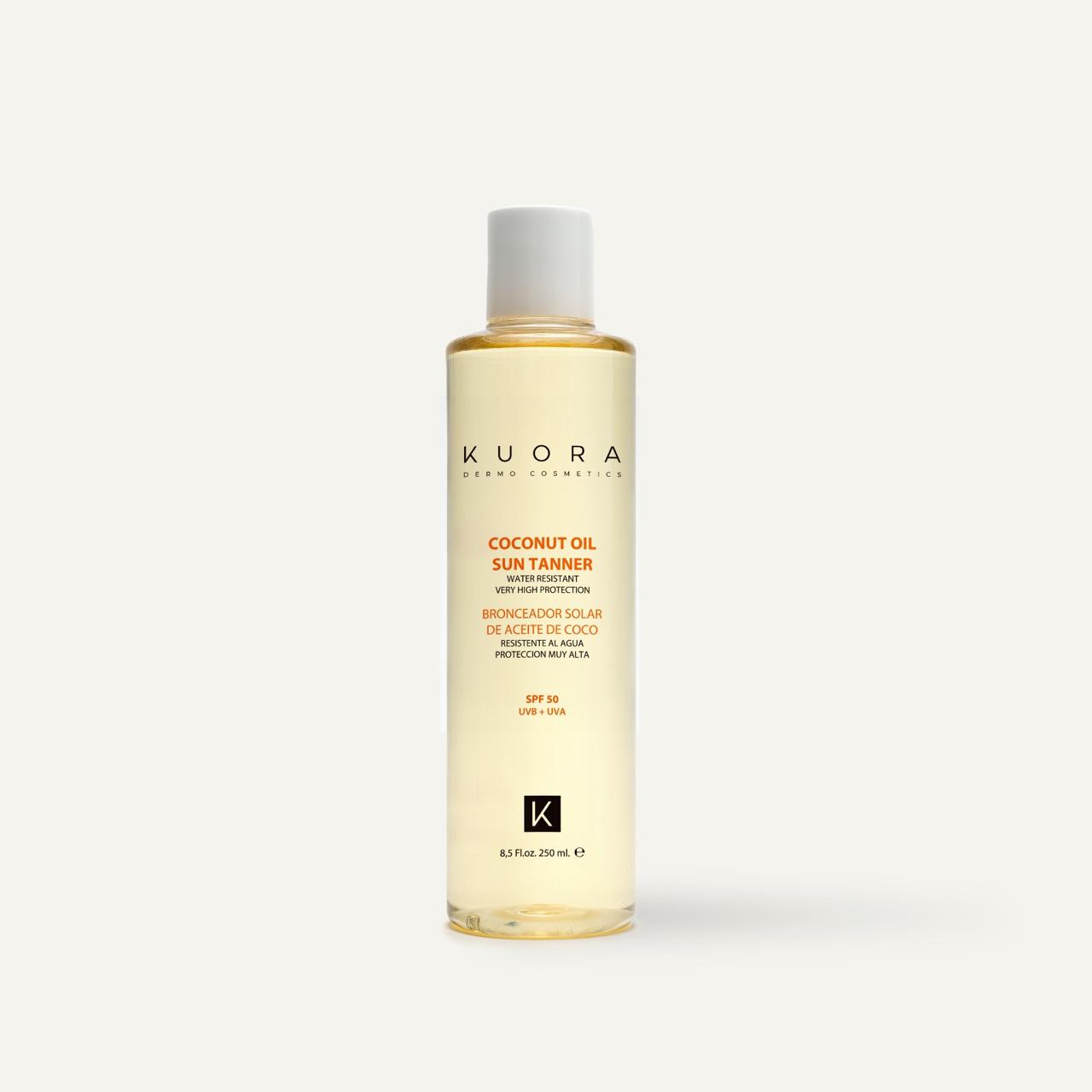 Kuora Spf50 Coconut Tanner Oil 250ml زيت جوز الهند للتسمير
