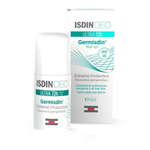 Isdin Germisdin Ultra 72h Deo Roll On 40ml مزيل عرق للتعرق المفرط