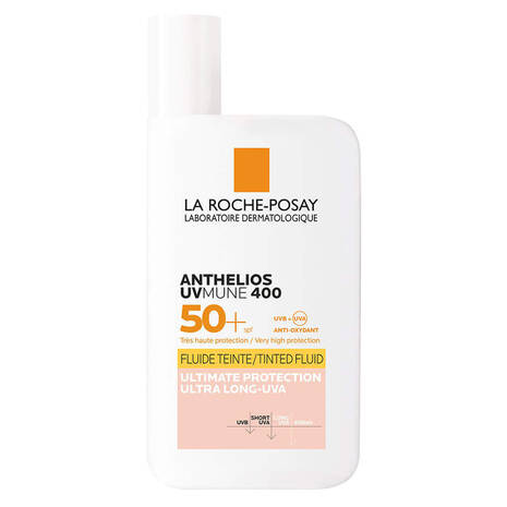 La Roche Posay Anthelios Uvmune 400 Spf50+ Tinted Fluid 50ml واقي شمس سائل مع لون