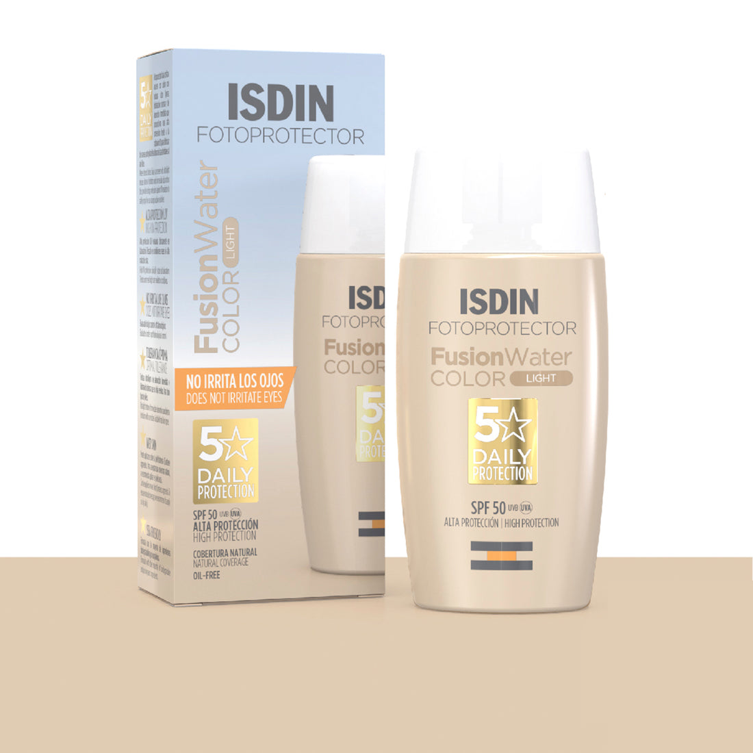 Isdin Fotoprotector Spf50+ Light Fusion Water Color 50ml واقي شمس مائي للبشرة الحساسة