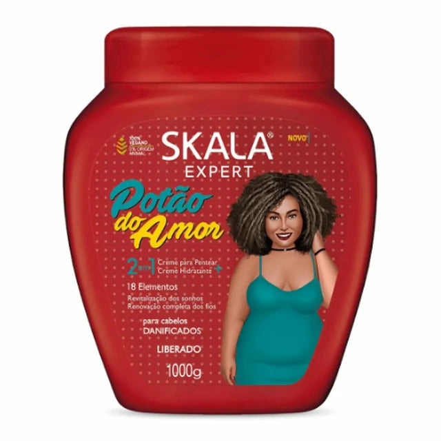 Skala Potao De Amor 2 in 1 Hair Cream 1000g -Red كريم للشعر التالف