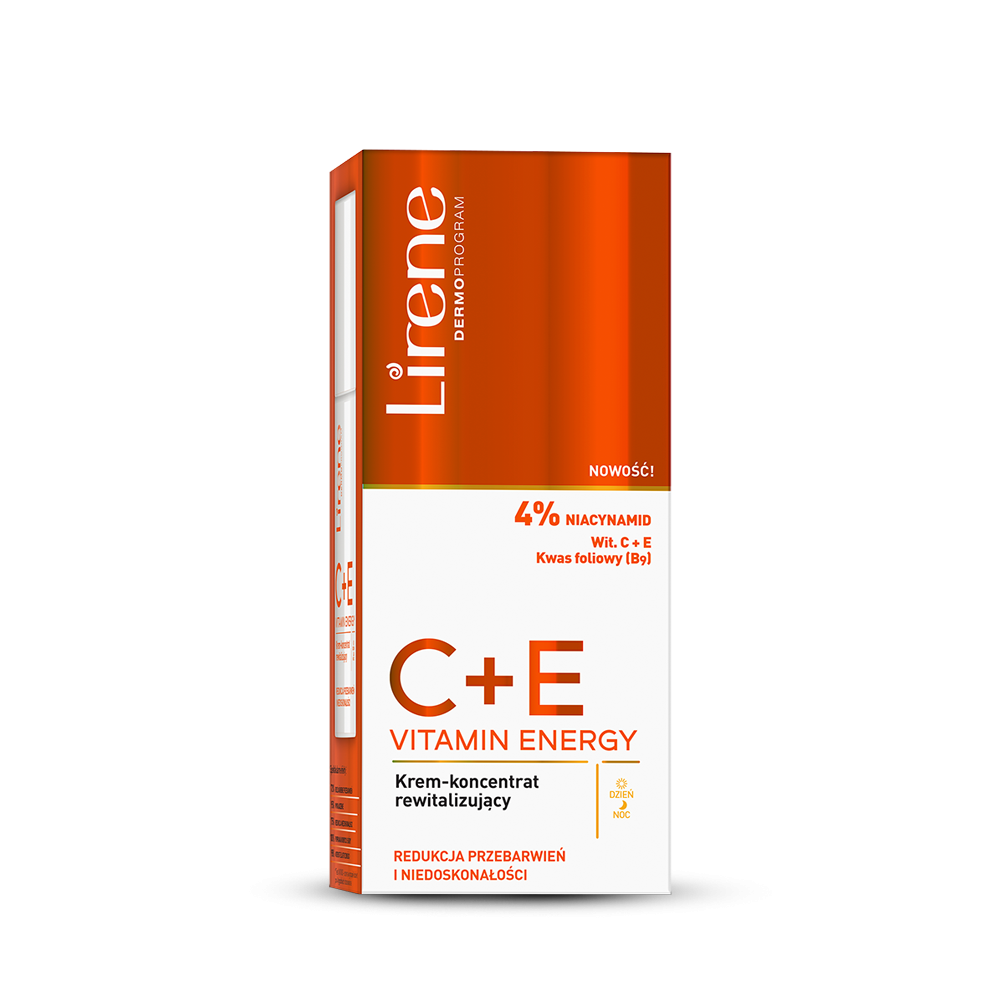 Lirene C + E Vitamin Energy Cream 40ml كريم منشط للبشرة