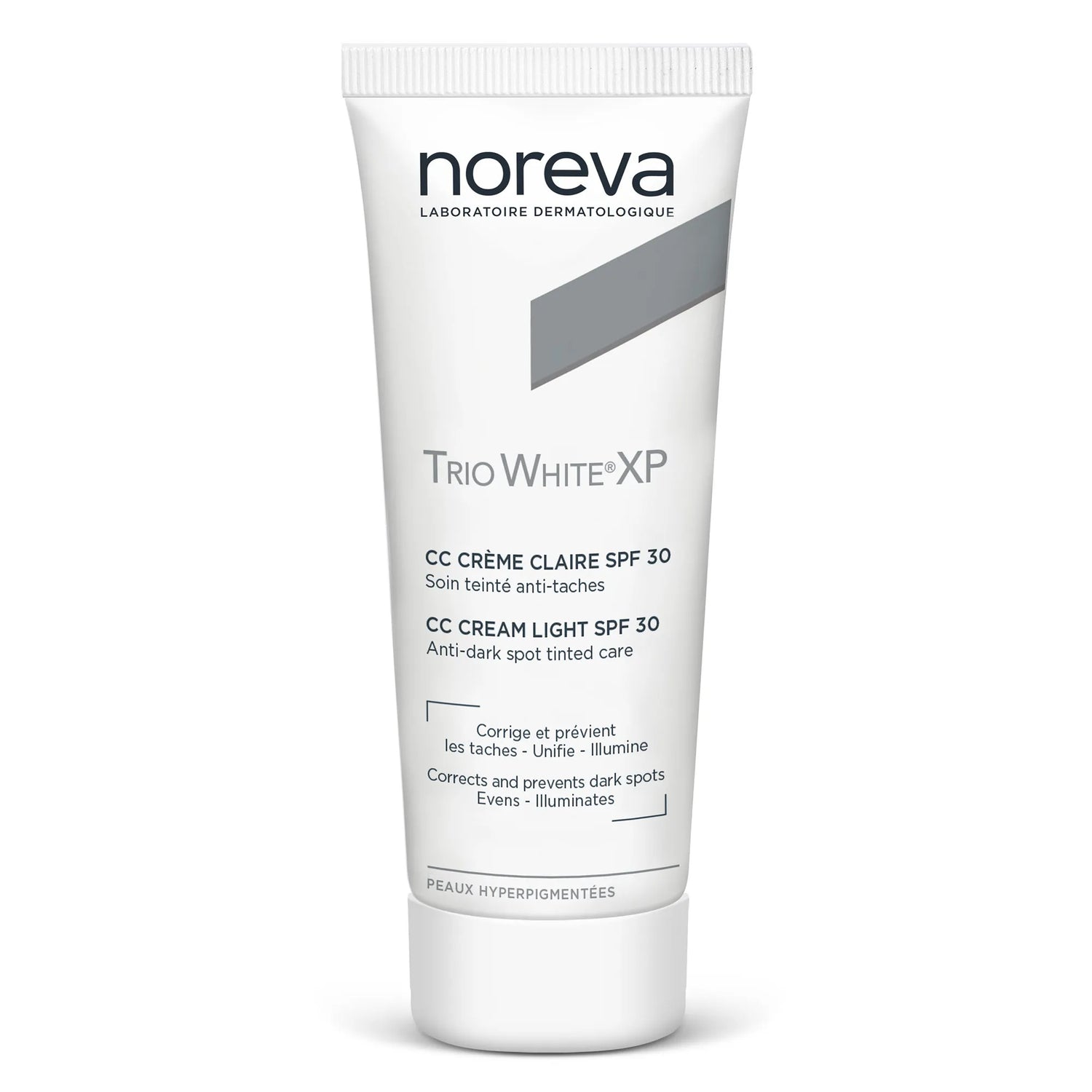 Noreva Trio White XP CC Spf30 Light Cream 40ml كريم سي سي لاخفاء البقع الداكنة