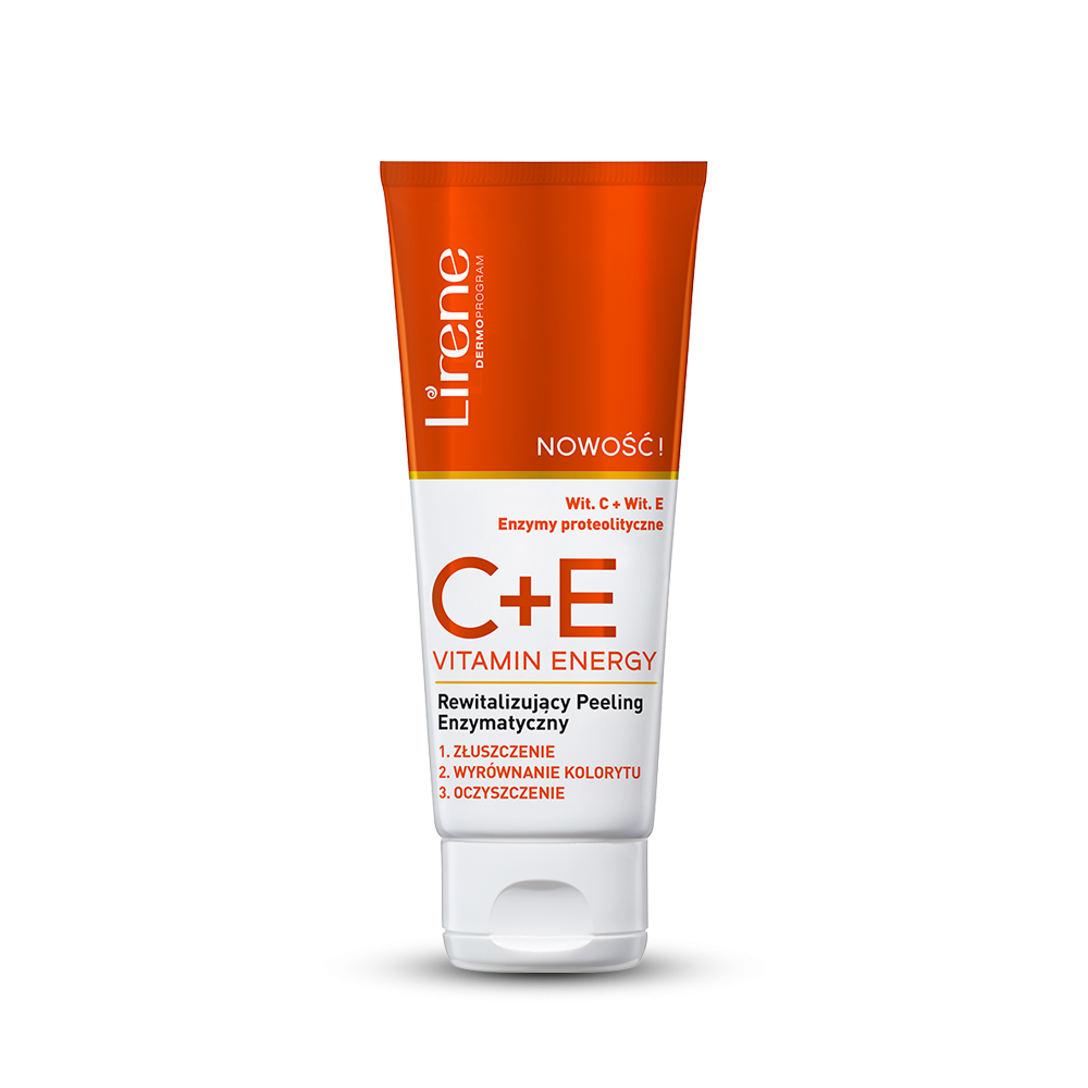 Lirene C + E Vitamin Energy Peeling Cream 75ml مقشر انزيمي للبشرة