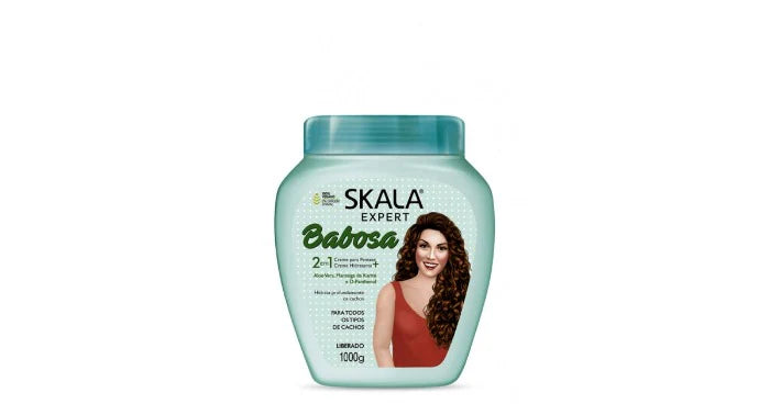 Skala Babosa 2 in 1 Hair Cream 1000g -Blue كريم مرطب للشعر للشعر الكيرلي والمجعد