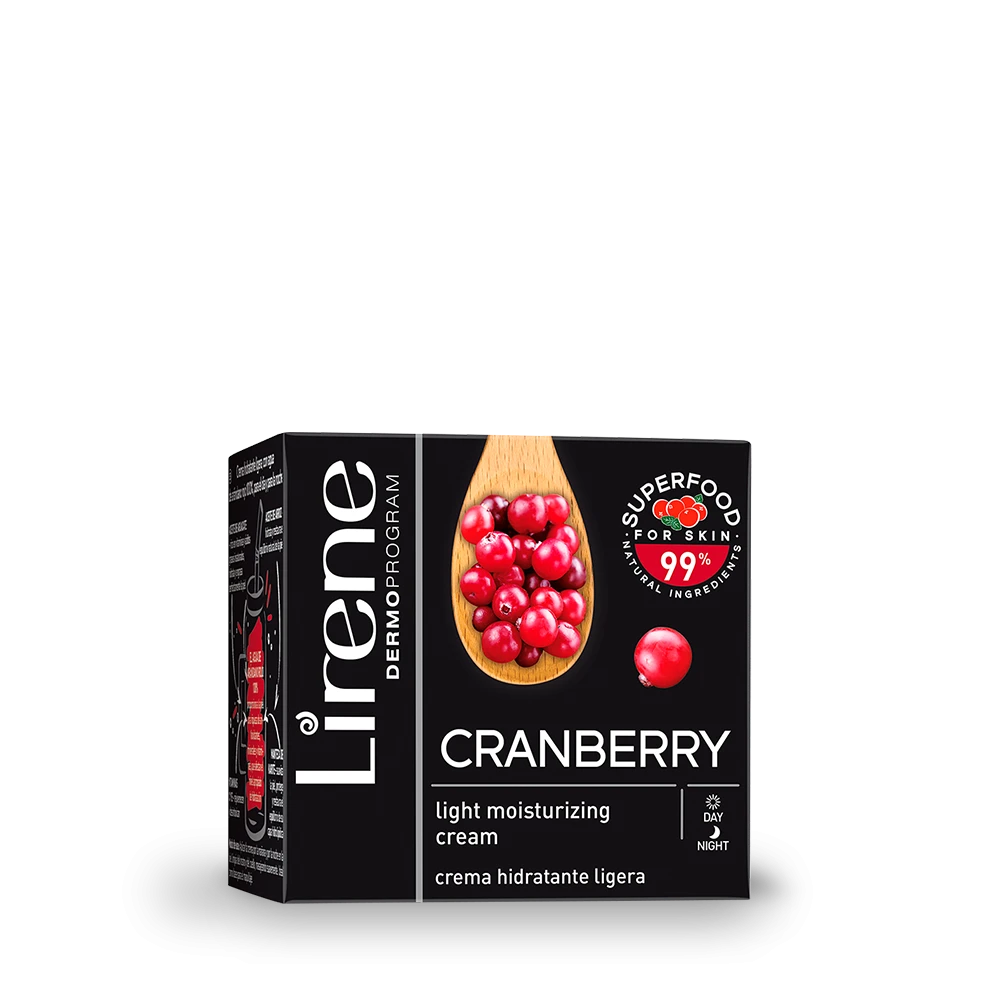 Lirene Cranberry Moisturizing Cream 50ml كريم مرطب للوجه بالتوت