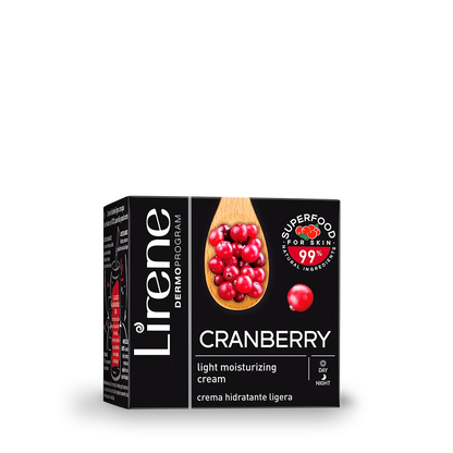 Lirene Cranberry Moisturizing Cream 50ml كريم مرطب للوجه بالتوت