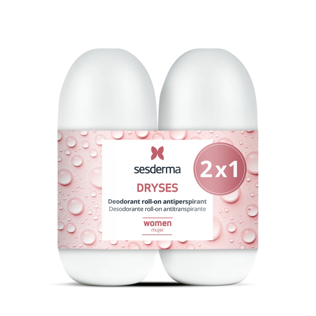 Offer Sesderma Dryses Deo Roll On (Woman) 75ml 2 Pcs  بكج مزيل تعرق للنساء