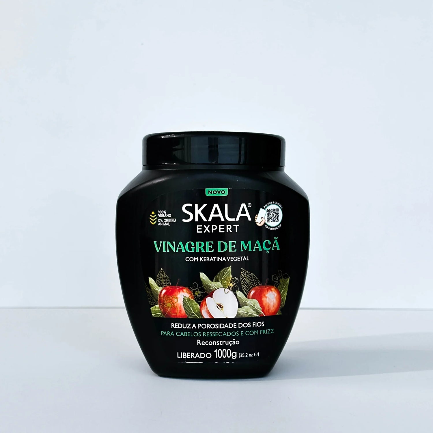 Skala Apple Vinegar Hair Conditioner Cream 1000g -White كريم خل التفاح