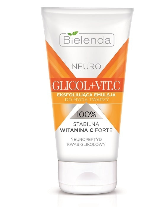 Bielenda Neuro Glycol+Vit C Cleansing Emulsion 150g مستحلب تنظيف البشرة بفيتامين سي