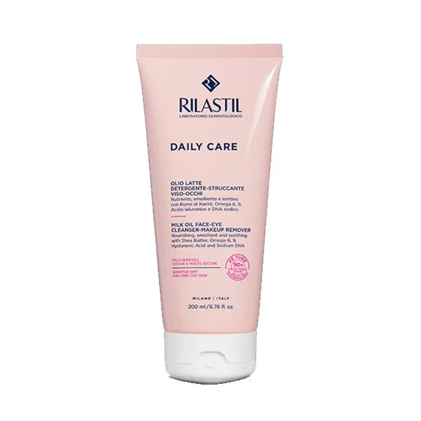 Rilastil Daily Care Milk Oil Make Up Remover 200ml غسول ومزيل مكياج