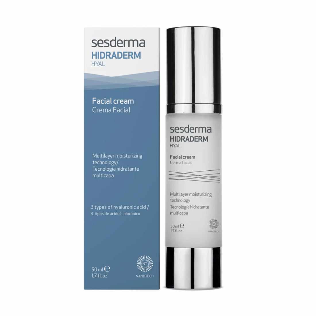 Sesderma Hidraderm Hyal Cream 200ml كريم مرطب بحمض الهيالورونيك