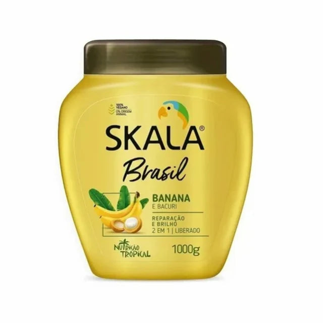 Skala Bannana Hair Conditioner Cream 1000g -Yellow كريم بلسم للشعر الكيرلي